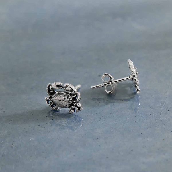 Sterling Silver Crab Post Earrings - Poppies Beads N' More 