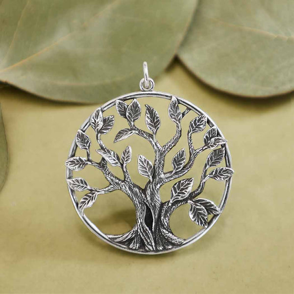 Sterling Silver Dimensional Tree of Life Pendant