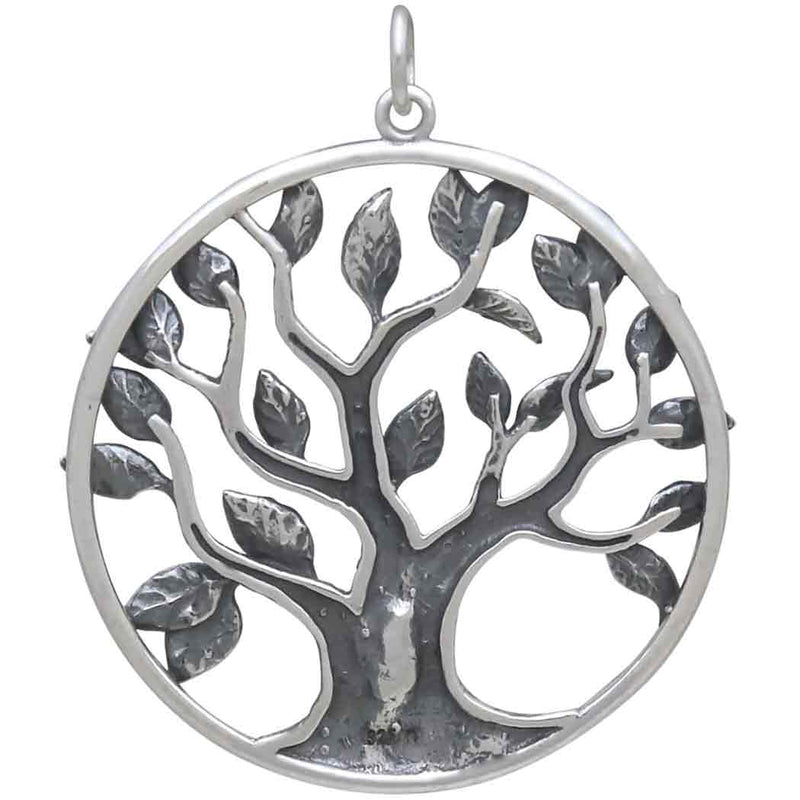 Sterling Silver Dimensional Tree of Life Pendant