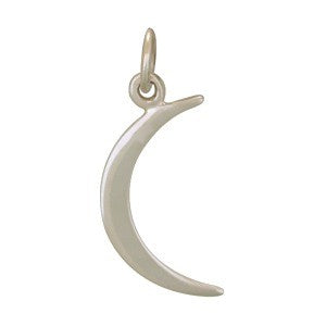 Crescent Moon Charm - Poppies Beads n' More