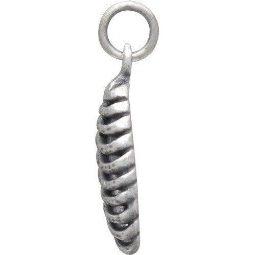 Sterling Silver Ribcage Charm - Poppies Beads n' More