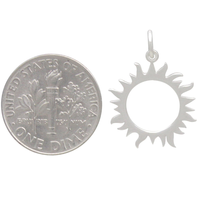 Eclipse  Sun Charm - Poppies Beads n' More