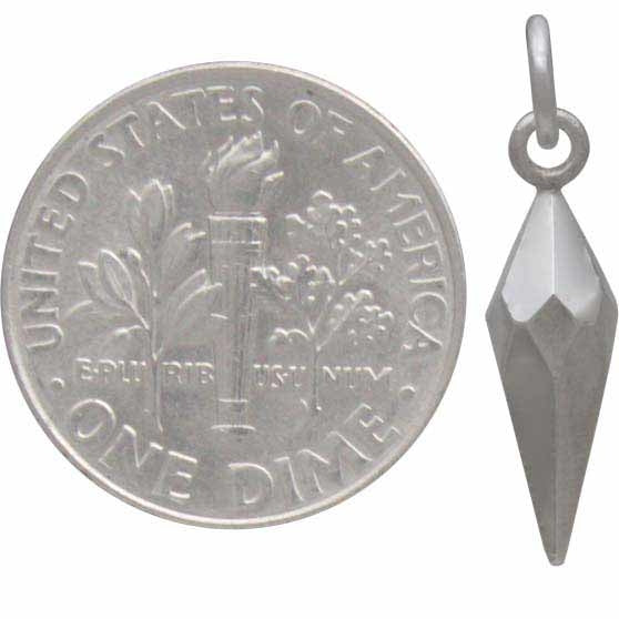 Faceted Spike Charm - Poppies Beads n' More