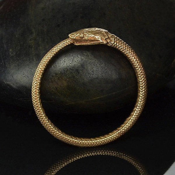 Ouroboros Snake Ring - Poppies Beads n' More