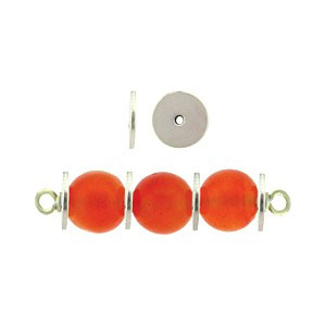 Flat Disc Spacer Bead - Poppies Beads n' More