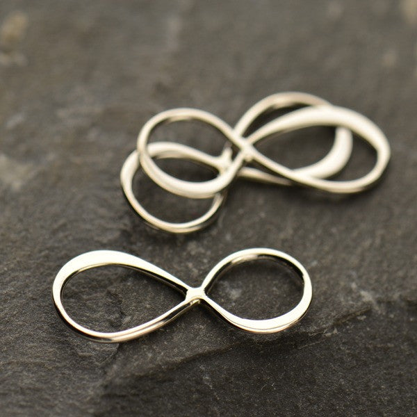 Sterling Silver Infinity Link - Poppies Beads n' More
