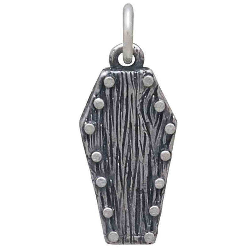 Sterling Silver Coffin Charm