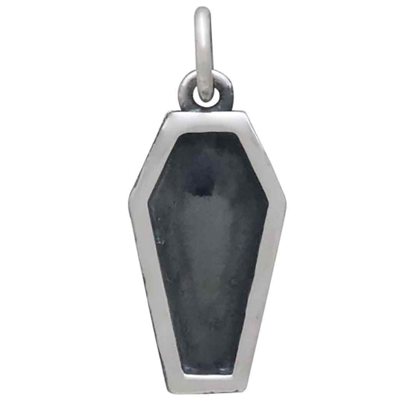 Sterling Silver Coffin Charm