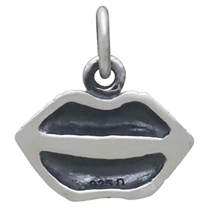 Vampire Fangs Sterling Silver Charm