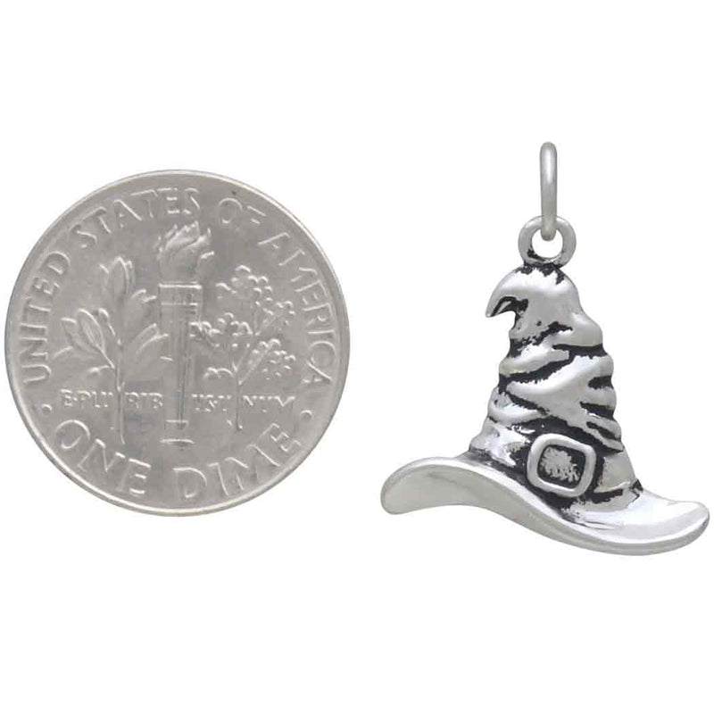 Witch Hat Sterling Silver Charm