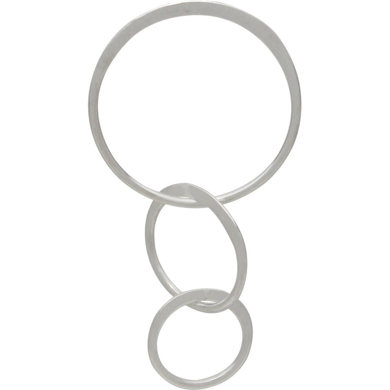 Three Circle Link Earrings