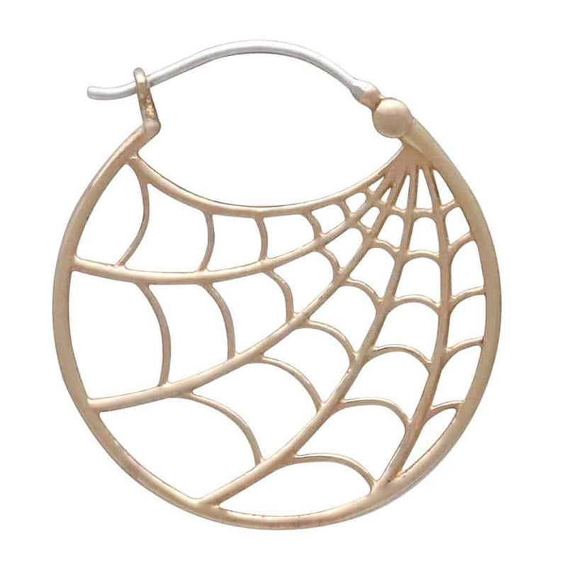 Spiderweb Hoop Earrings