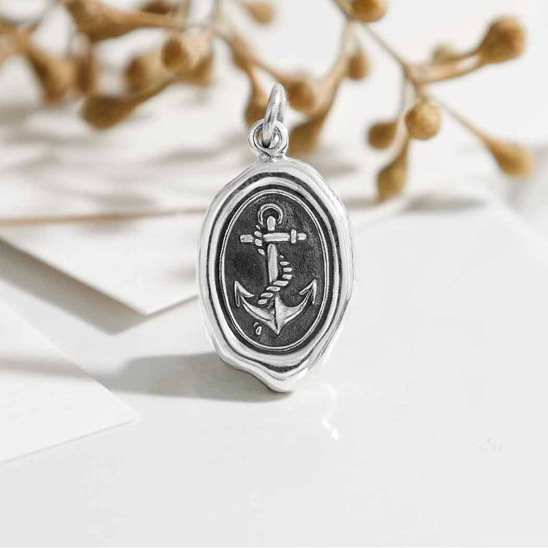 Sterling Silver Anchor Wax Seal