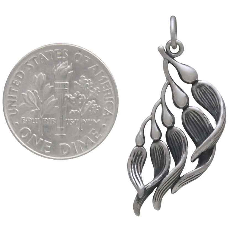 Sterling Silver Kelp Pendant