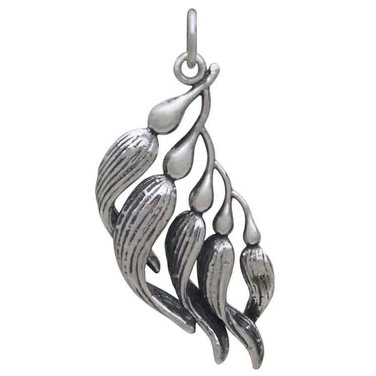 Sterling Silver Kelp Pendant