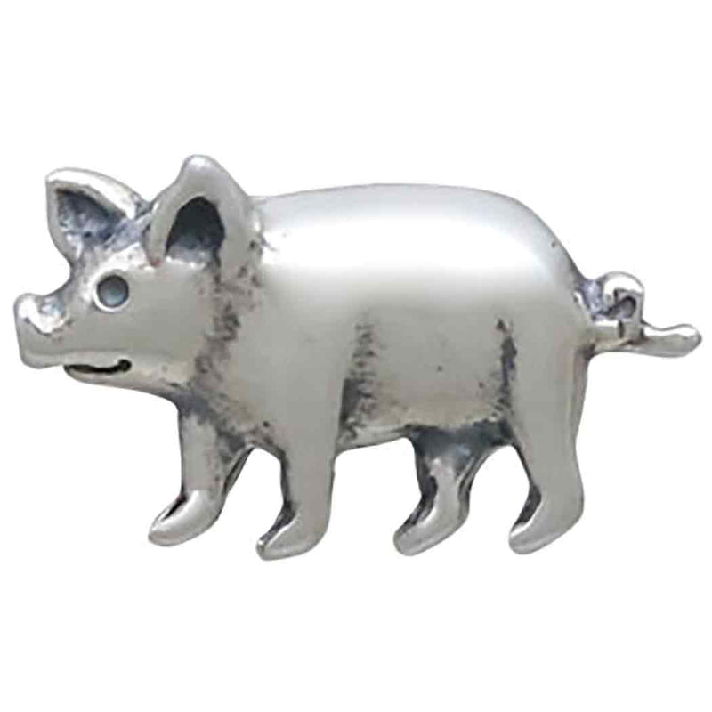 Sterling Silver Piggie Post Earrings