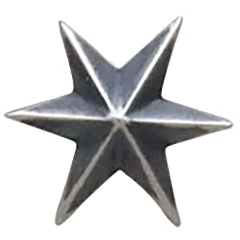 Sterling Silver Six Pointed Star Stud Earrings