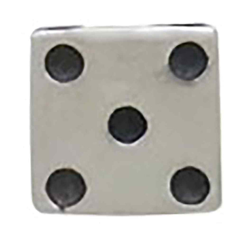 Sterling Silver Tiny Dice Stud Earrings