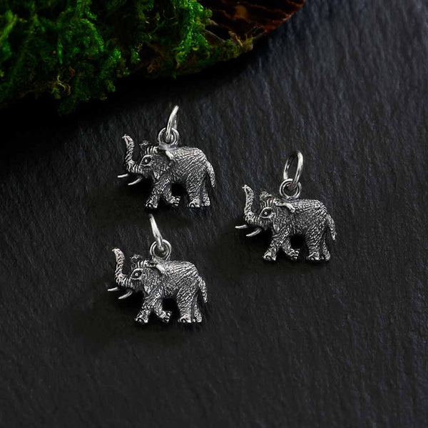Sterling Silver Tiny Elephant Charm