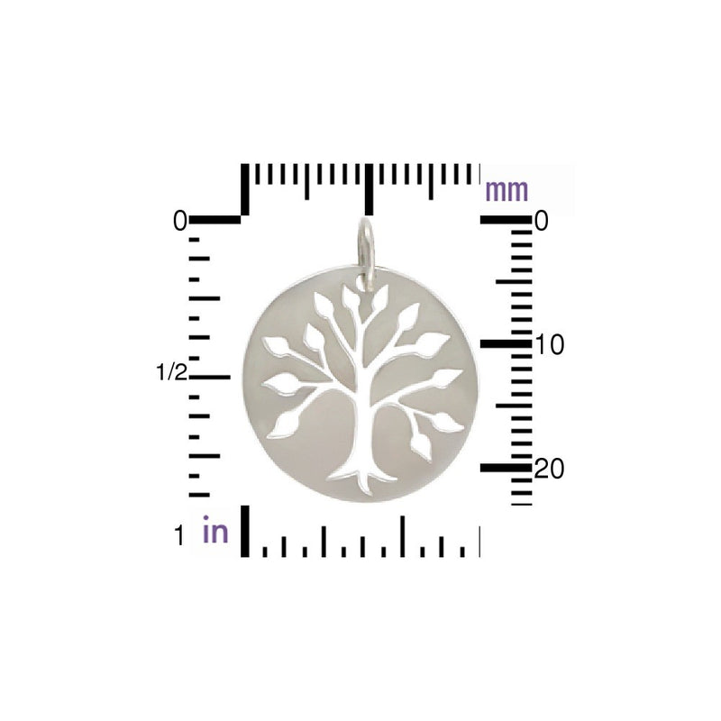 Sterling Silver Tree of Life Charm - Poppies Beads n' More