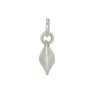 Sterling Silver One Pea in a Pod Charm - Food Charm - Poppies Beads n' More