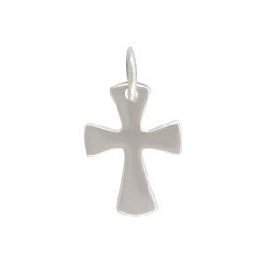 Sterling Silver Celtic Cross Charm - Poppies Beads n' More