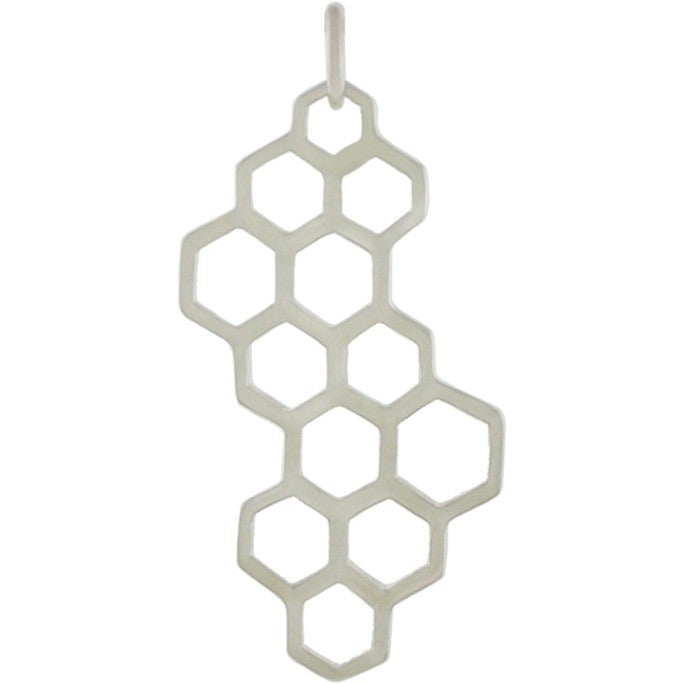 Honeycomb Charm - Poppies Beads n' More