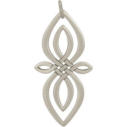 Sterling Silver Celtic Knot Infinity Charm - Poppies Beads n' More