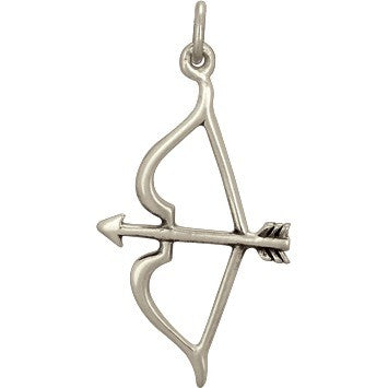 Bow and Arrow Charm - Poppies Beads n' More