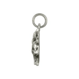 Sterling Silver Flying Pig Charm - Poppies Beads n' More