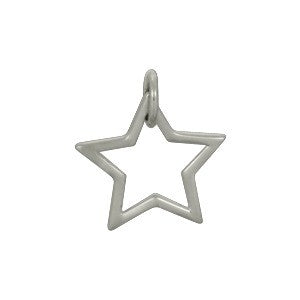 Openwork Star Charm - Poppies Beads n' More