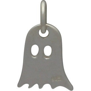 Sterling Silver Ghost Charm - Poppies Beads n' More