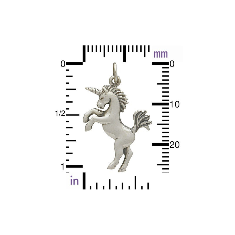 3D Realistic Unicorn Charm - Poppies Beads n' More