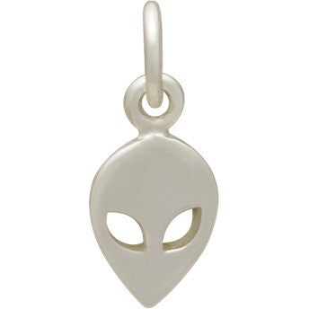 Sterling Silver Alien Charm - Poppies Beads n' More