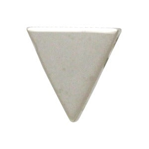 Sterling Silver Triangle Bead - Poppies Beads n' More