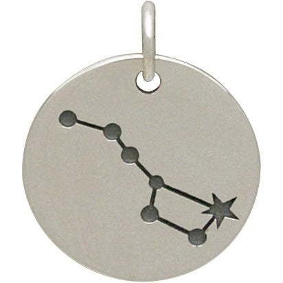 Sterling Silver Big Dipper Charm - Astrological Pendant - Poppies Beads n' More