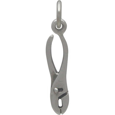 Sterling Silver Pliers Charm - Tiny Tool Charm - Poppies Beads n' More