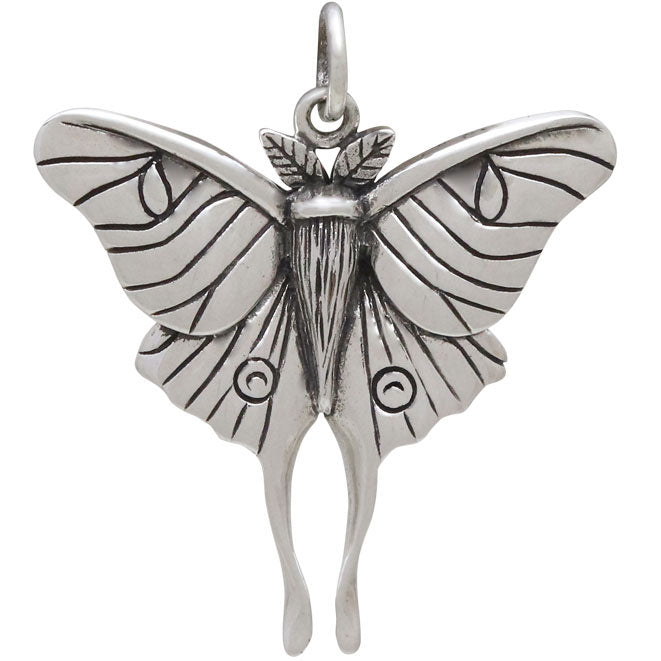 Luna Moth Pendant - Poppies Beads n' More