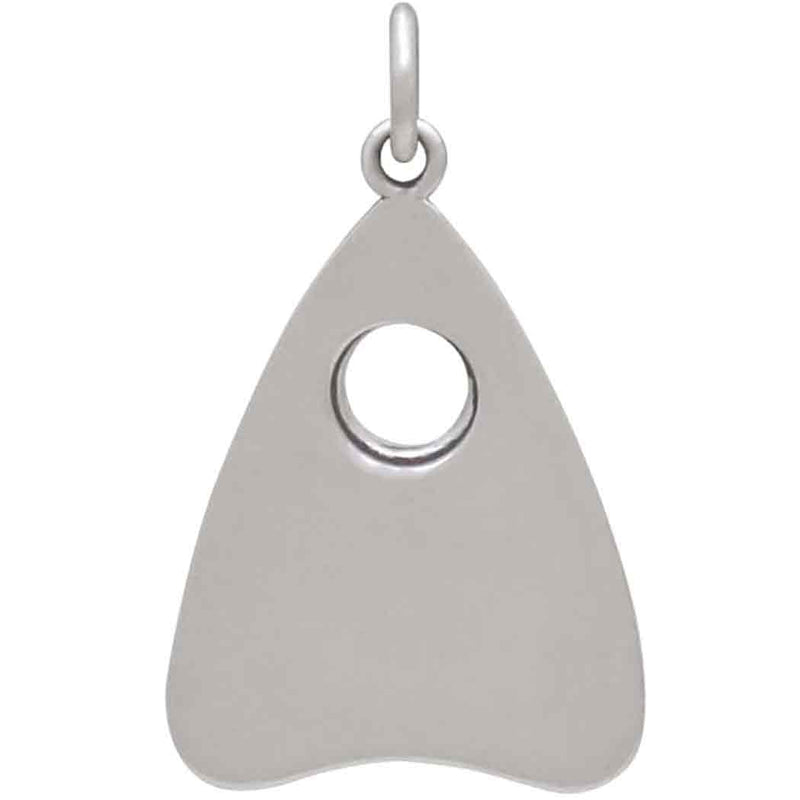 Sterling Silver Ouija Planchette Pendant - Poppies Beads n' More