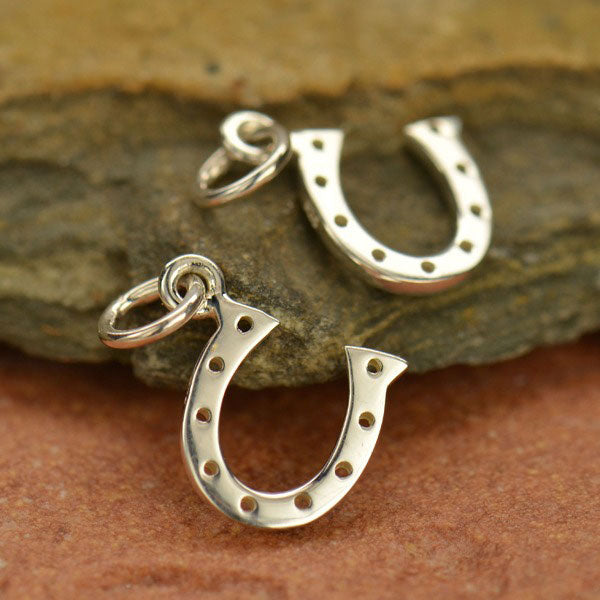 Small Lucky Horseshoe Charm - Poppies Beads n' More