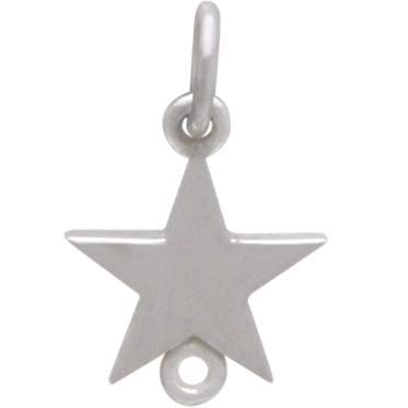 Sterling Silver Star Link - Poppies Beads n' More