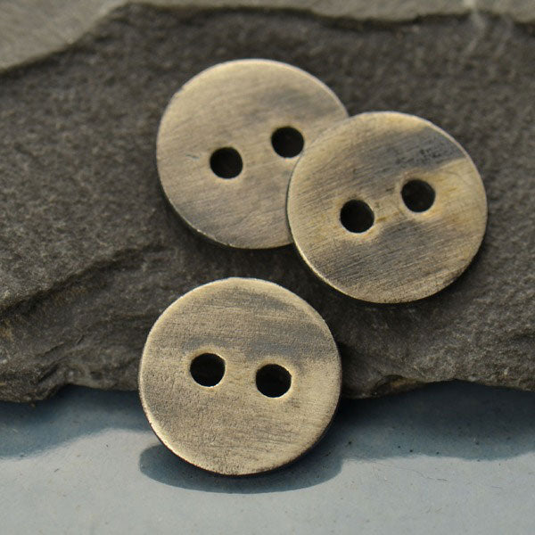 Sterling Silver Button - Poppies Beads n' More