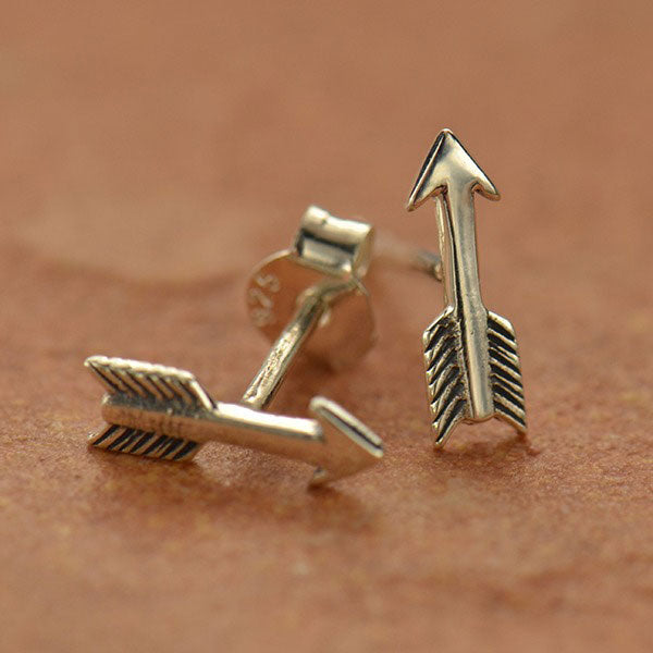 Tiny Arrow Post Earrings - Poppies Beads n' More