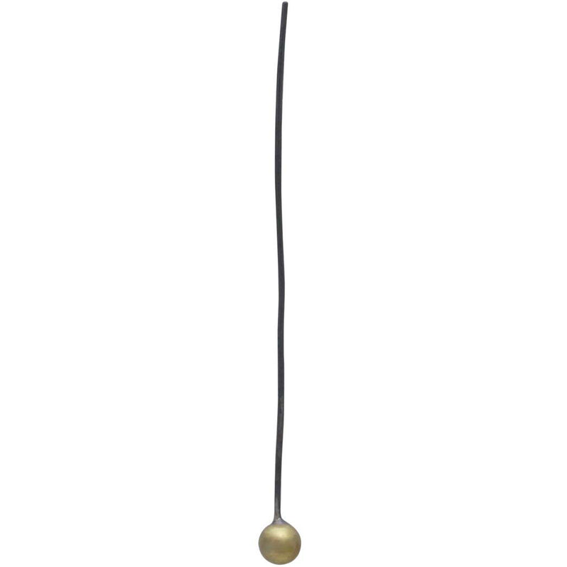 Mixed Metal Headpin with Bronze Granulation 24 Gauge - Poppies Beads n' More