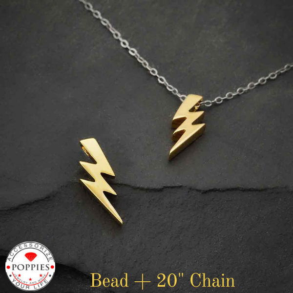 Lightning Bolt Bead - Poppies Beads n' More