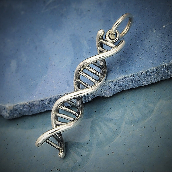 Sterling Silver DNA Charm - Poppies Beads n' More