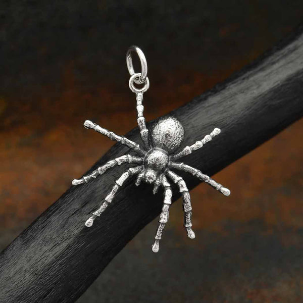 Sterling Silver Tarantula Spider Pendant