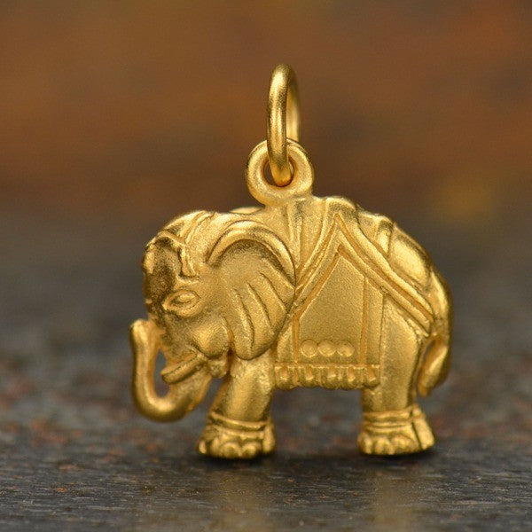 Elephant Charm, - Poppies Beads n' More