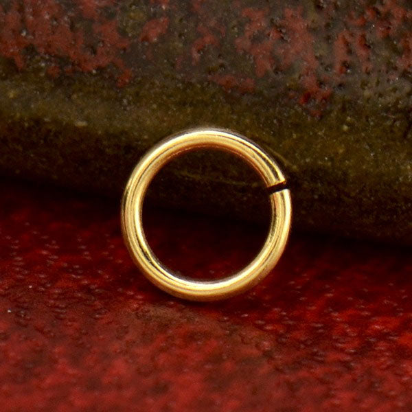 Solid 14K Gold Jump Ring - Poppies Beads n' More