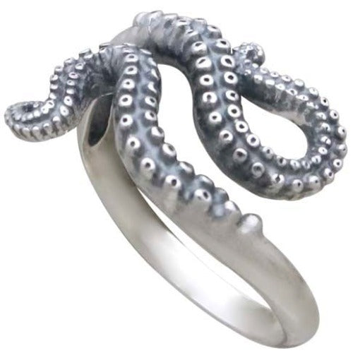 Octopus Tentacle Adjustable Ring - Poppies Beads n' More